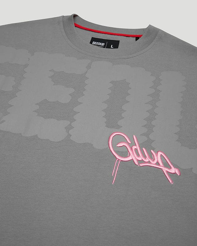 Scribble Fill Handstyle T-Shirt Grey