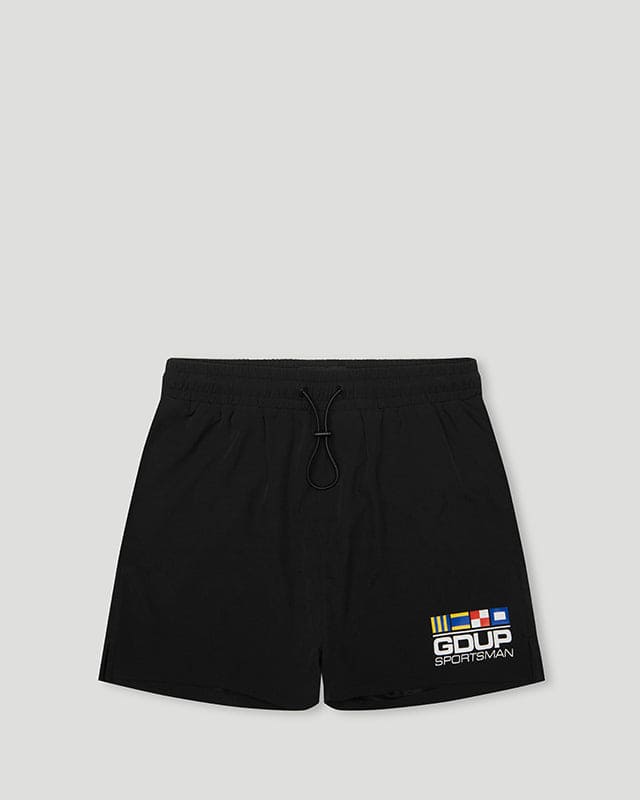 GDUP Sportsman Flag Shorts Black