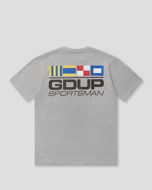 GDUP Sportsman Flag T-Shirt Grey