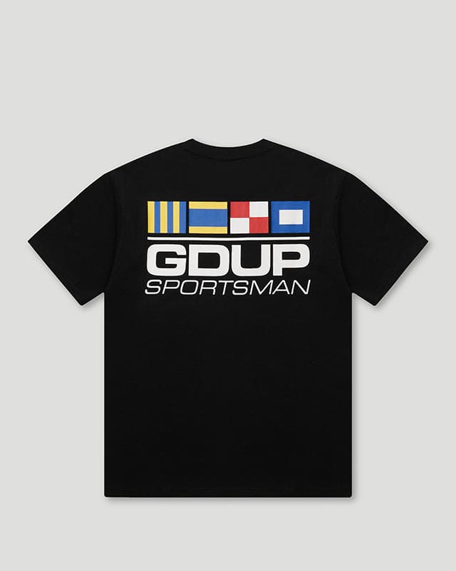 GDUP Sportsman Flag T-Shirt Black