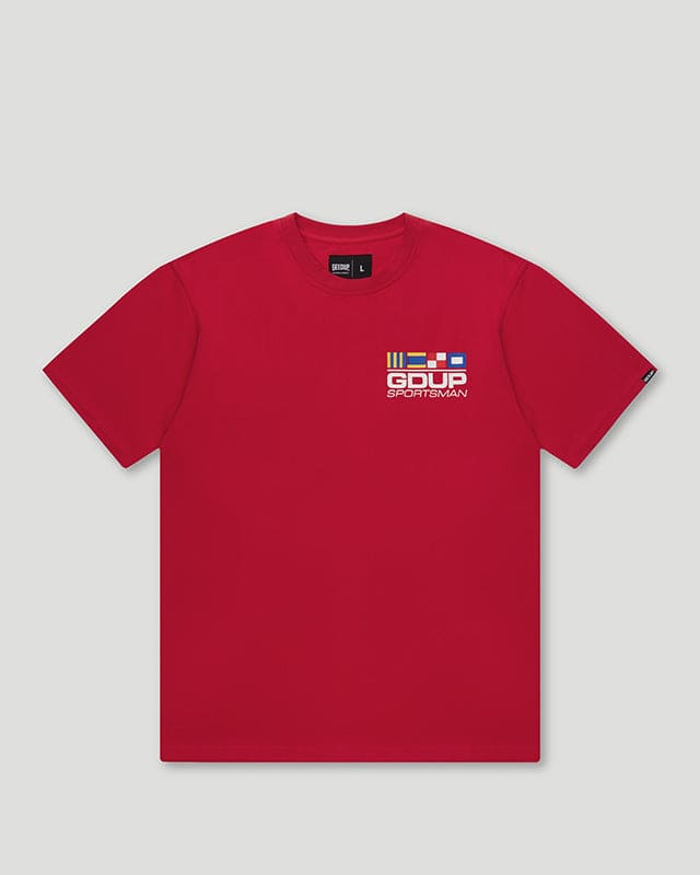 GDUP Sportsman Flag T-Shirt Red