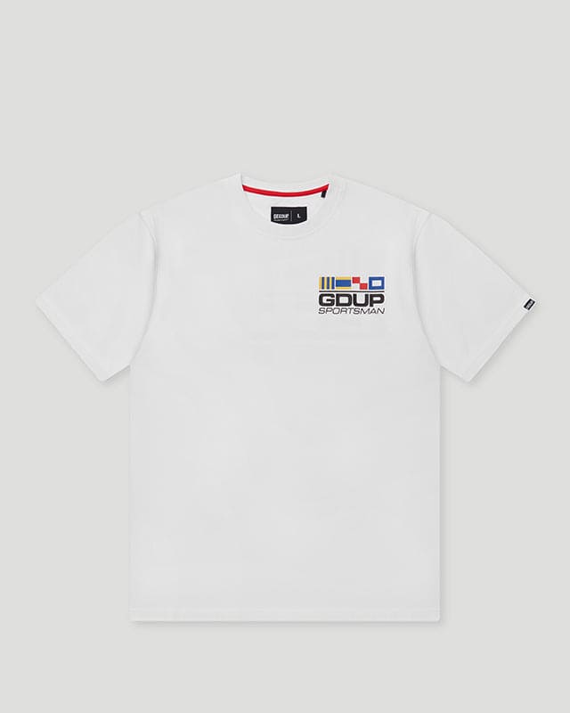 GDUP Sportsman Flag T-Shirt White