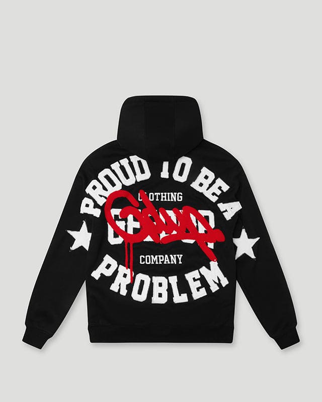Proud To Be A Problem Hoodie Black/Red