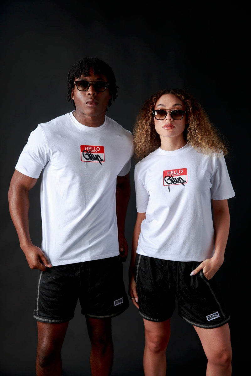 GDUP Sticker T-Shirt White