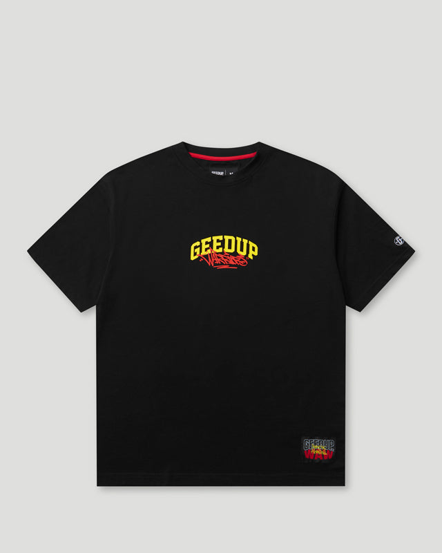 Geedup x WAW T-Shirt Black/Yellow/Red
