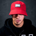 Core Logo Ripstop Bucket Hat Red2