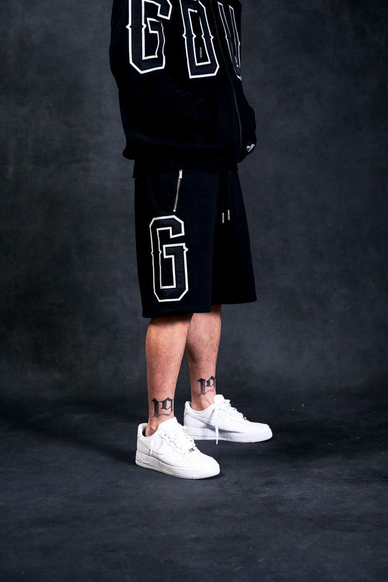 G.D.U.P Shorts Black/White