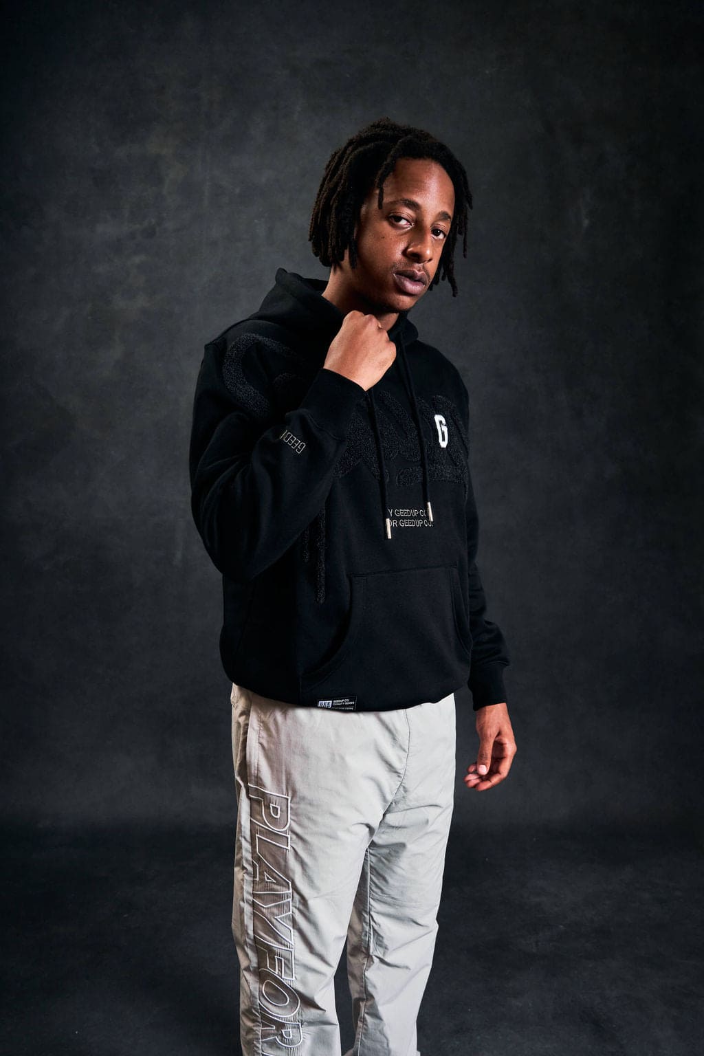 Handstyle/G Hoodie Black/Charcoal