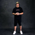 Chrome T-Shirt Black/Rose3