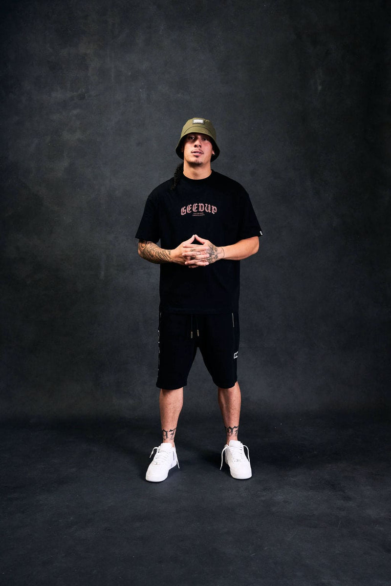 Chrome T-Shirt Black/Rose