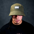 Core Logo Ripstop Bucket Hat Khaki2