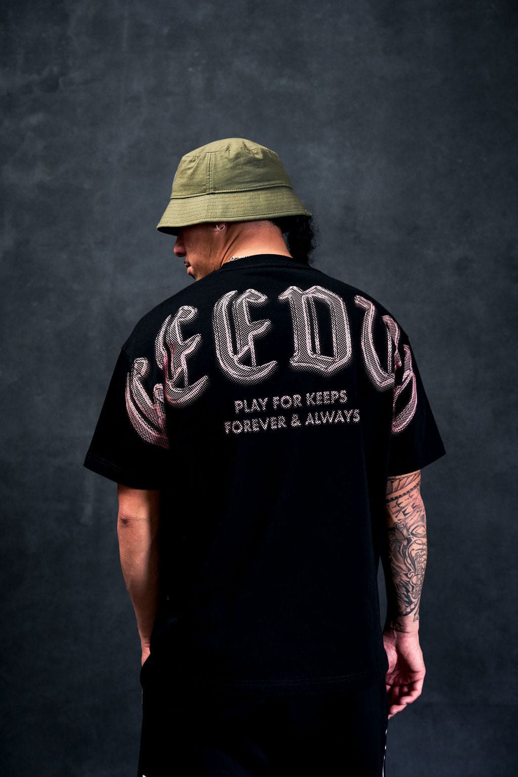 Chrome T-Shirt Black/Rose