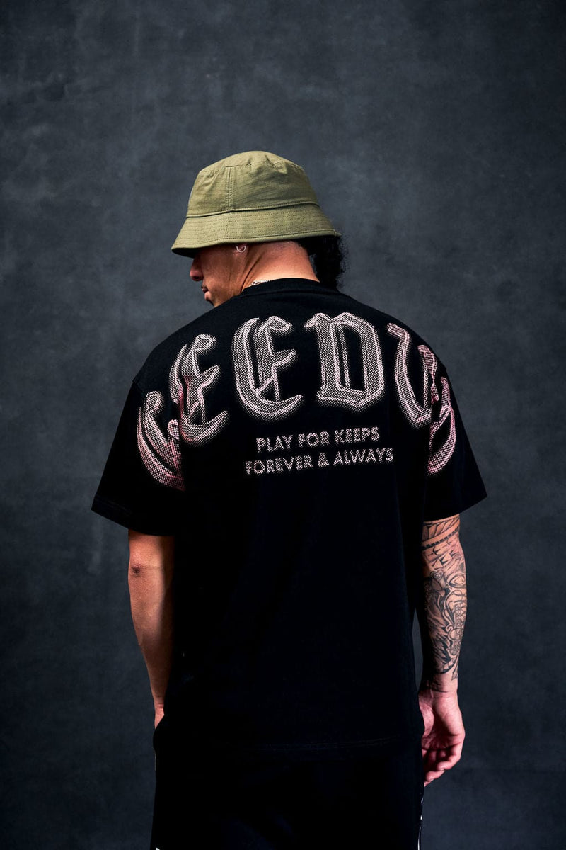 Chrome T-Shirt Black/Rose