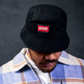 Core Logo Ripstop Bucket Hat Black2