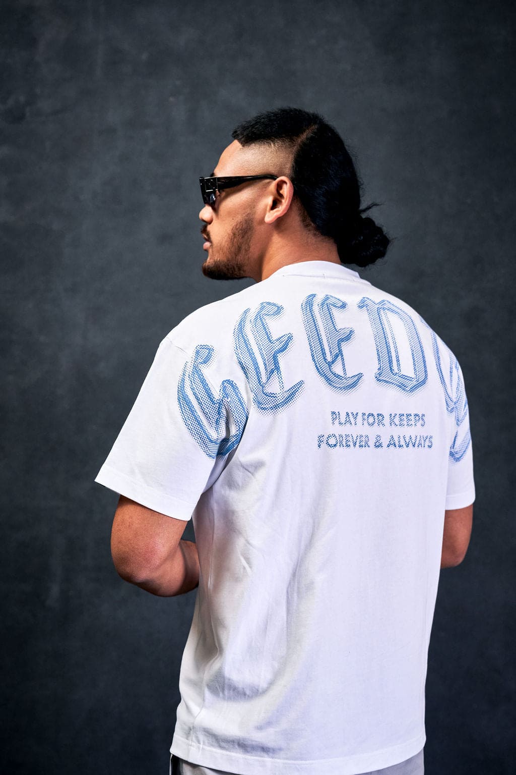 Chrome T-Shirt White/Cool Blue