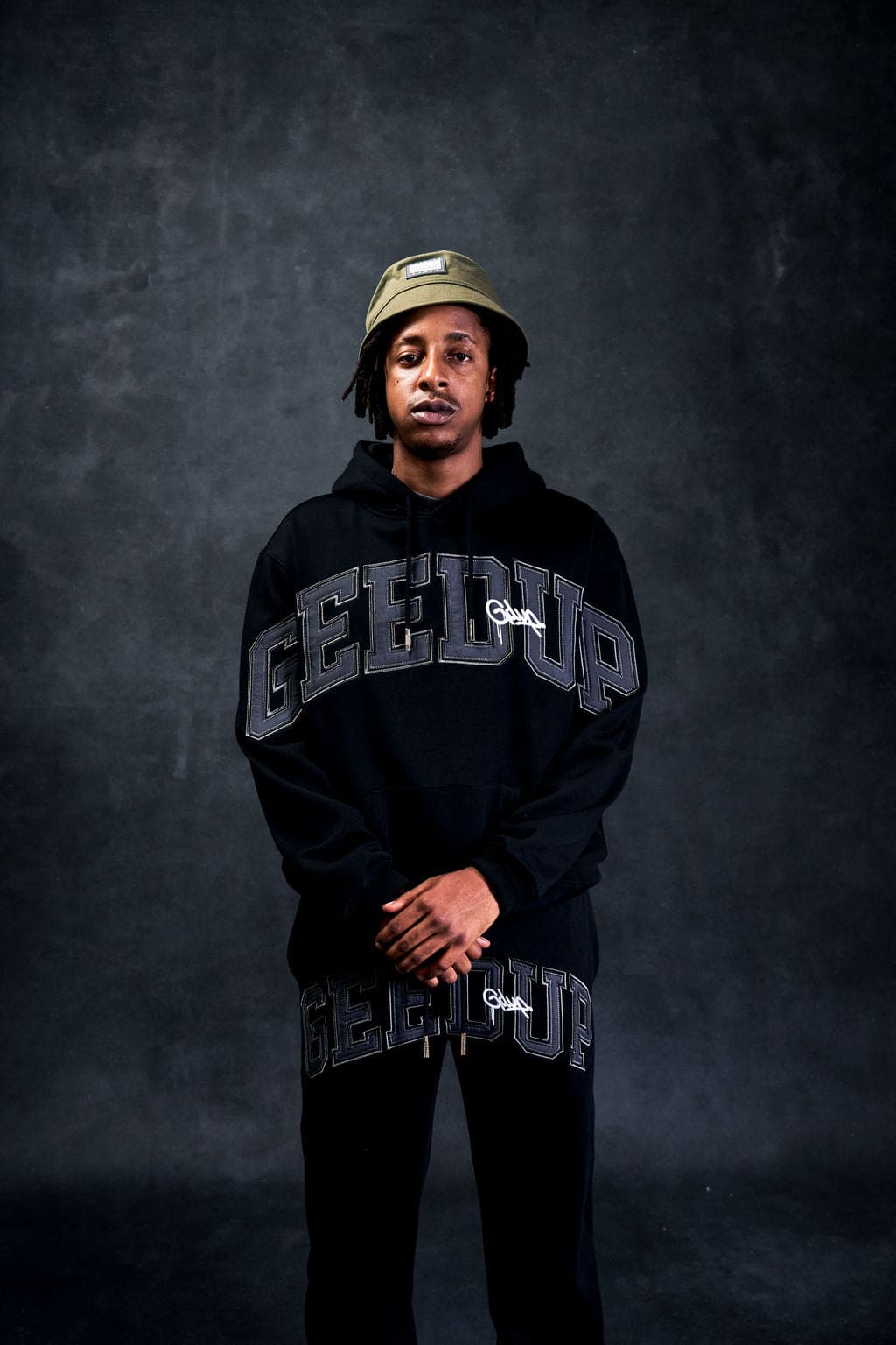 Team Logo/Handstyle Hoodie Black/Grey/White