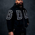 G.D.U.P Zip Hoodie Black/White2