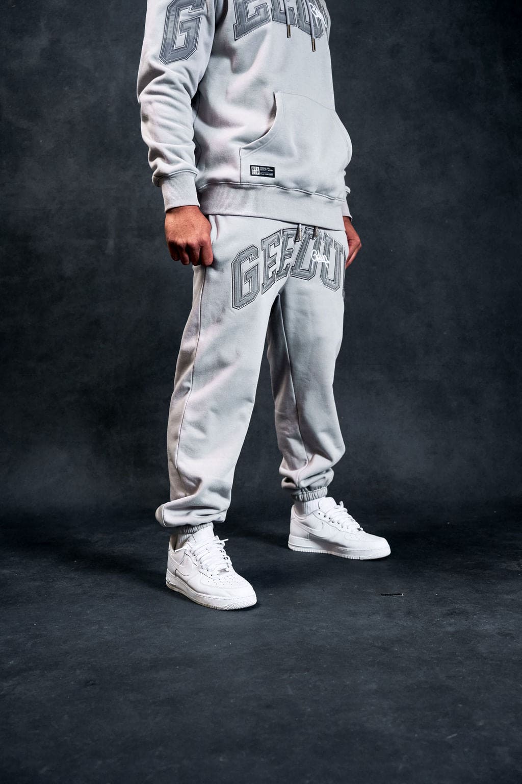 Team Logo/Handtstyle Trackpant Double Grey