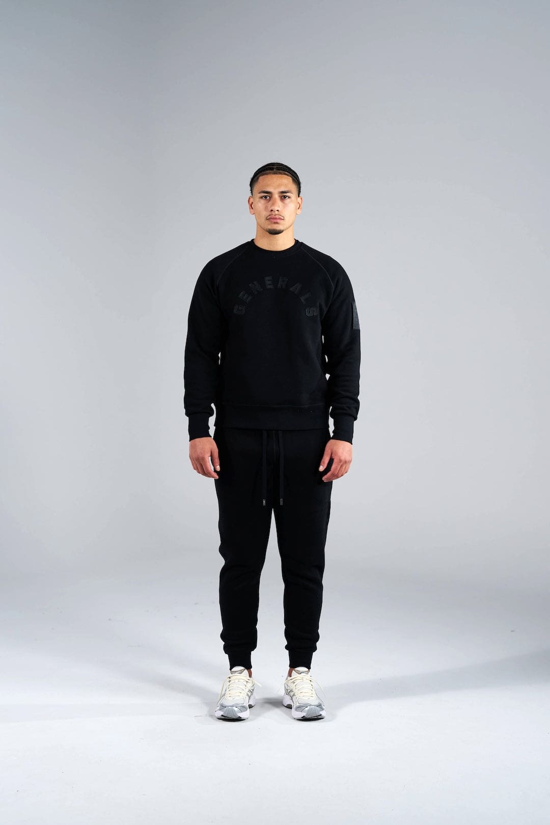 Generals Classic Fit Crewneck Jet Black