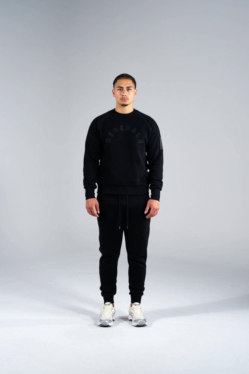 Generals Classic Fit Crewneck Jet Black