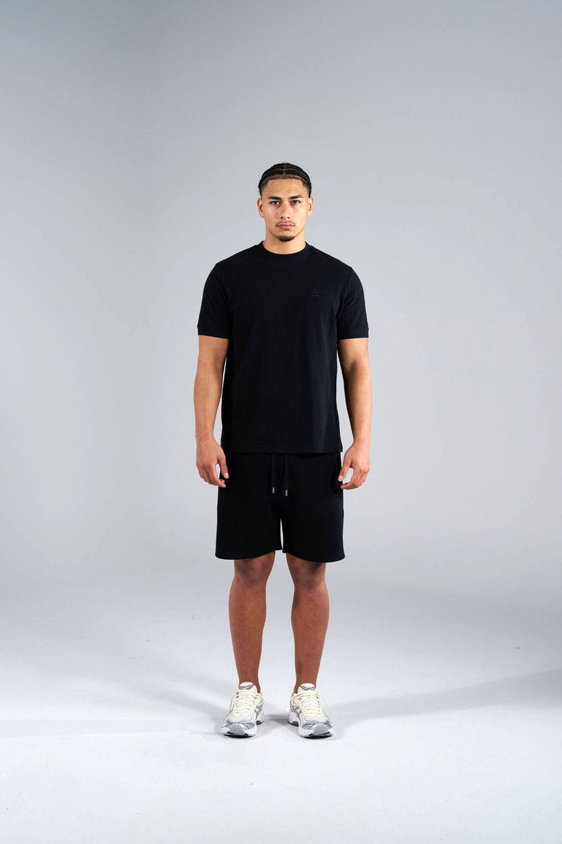Generals Slim Fit Pique T-Shirt Jet Black