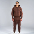 Generals Classic Fit Raglan Zip Hoodie Chestnut2