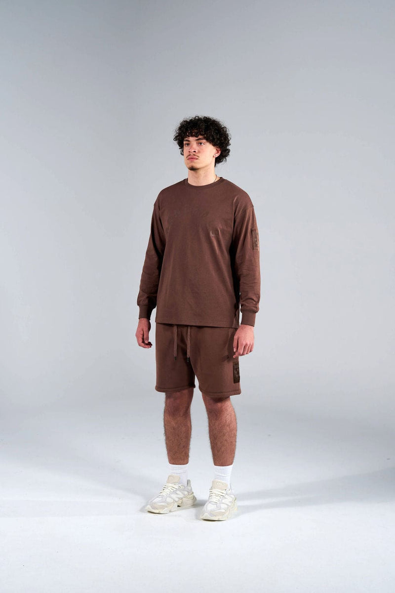 Generals Classic Fit Longsleeve T-Shirt Chestnut