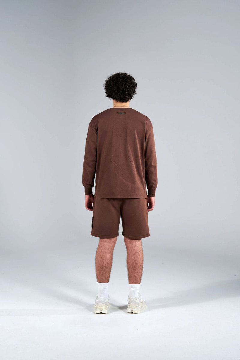 Generals Classic Fit Longsleeve T-Shirt Chestnut