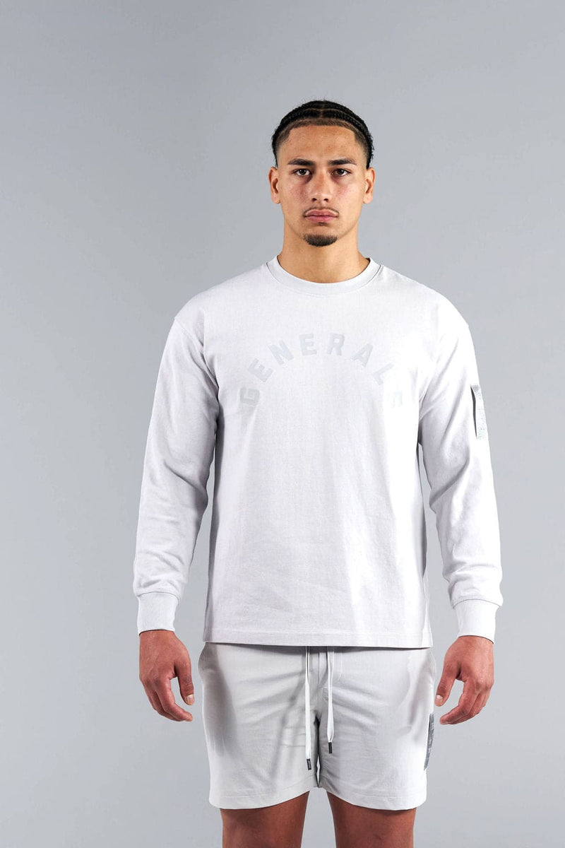 Generals Classic Fit Longsleeve T-Shirt Nimbus Cloud