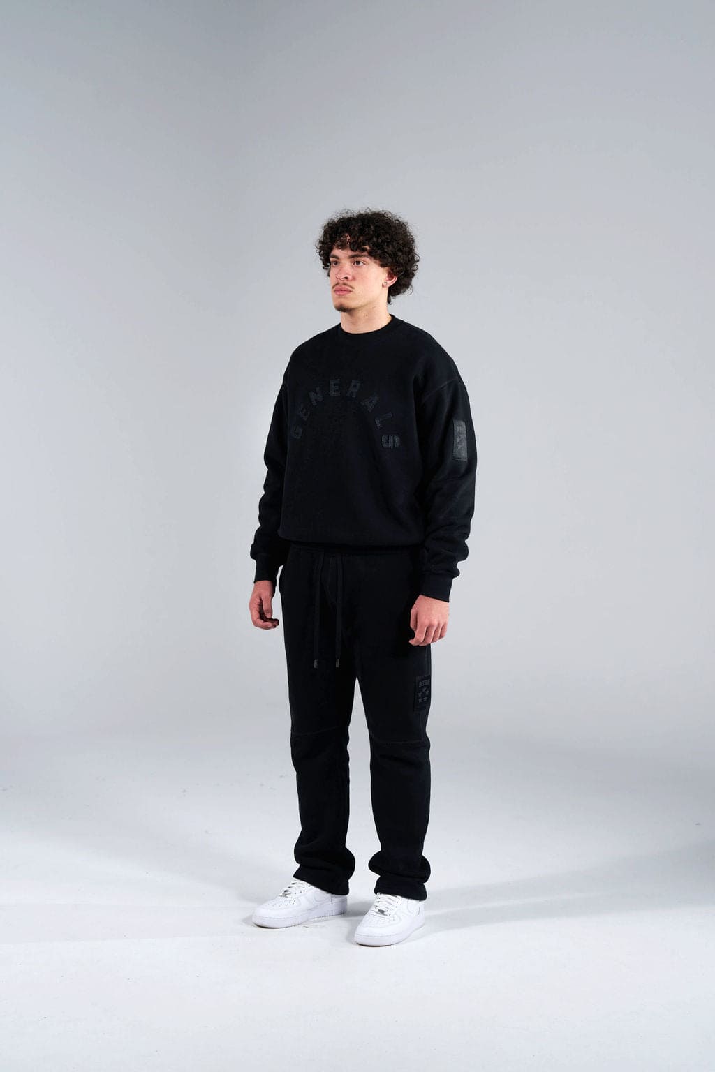 Generals Straight Leg Trackpants Jet Black