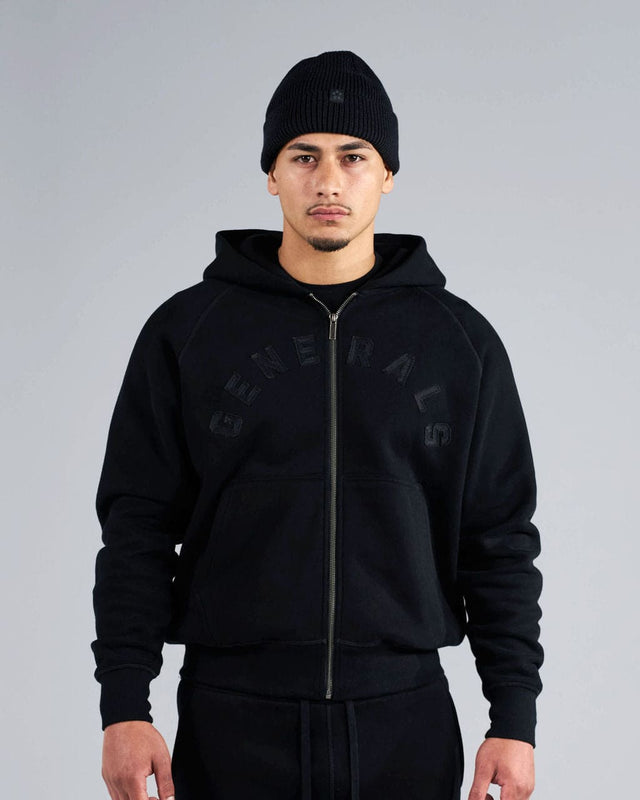 Generals Ribbed Beanie Jet Black