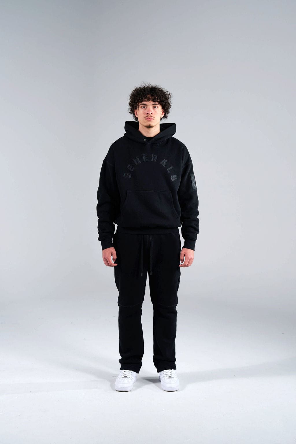 Generals Oversized Hoodie Jet Black