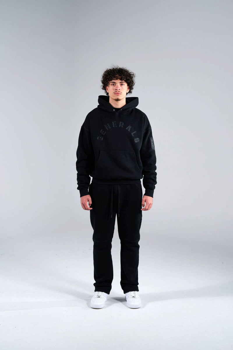 Generals Oversized Hoodie Jet Black