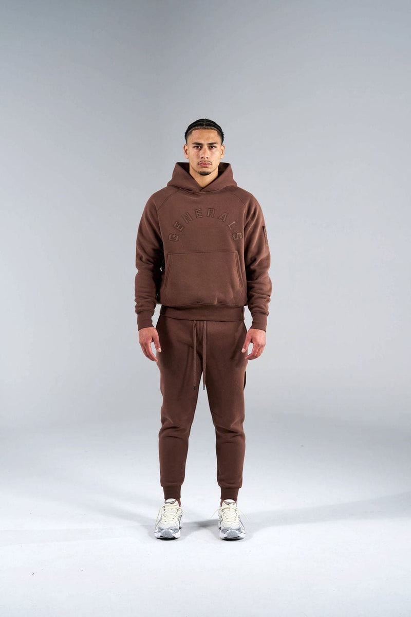 Generals Classic Fit Raglan Hoodie Chestnut