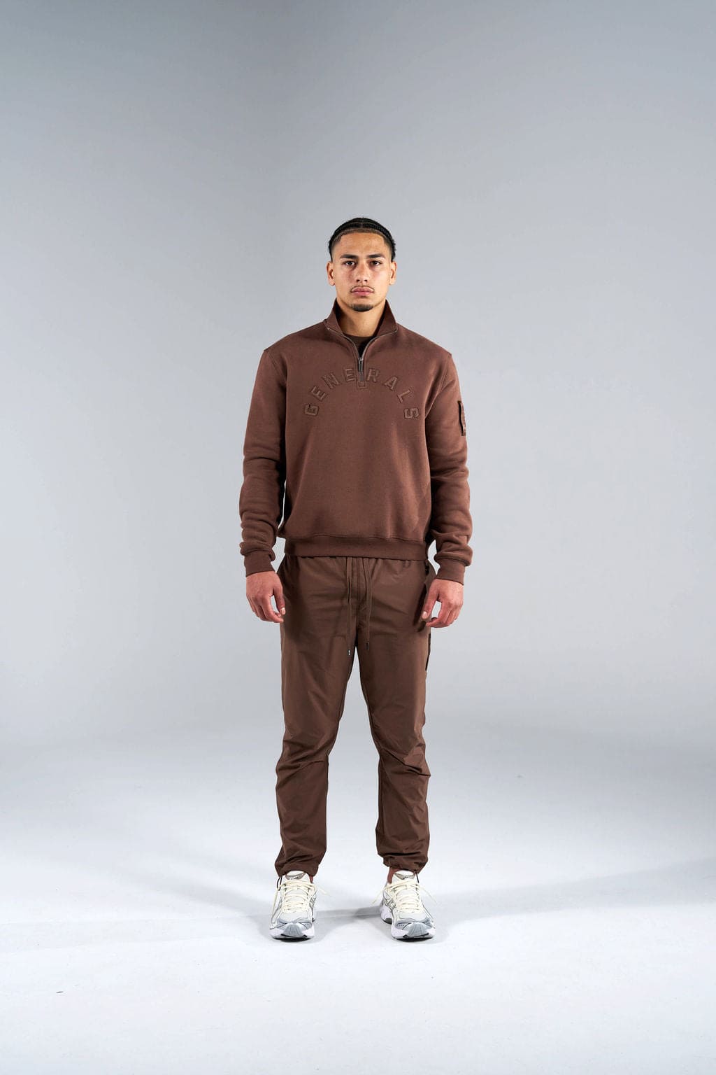 Generals Classic Zip Qtr Zip Chestnut