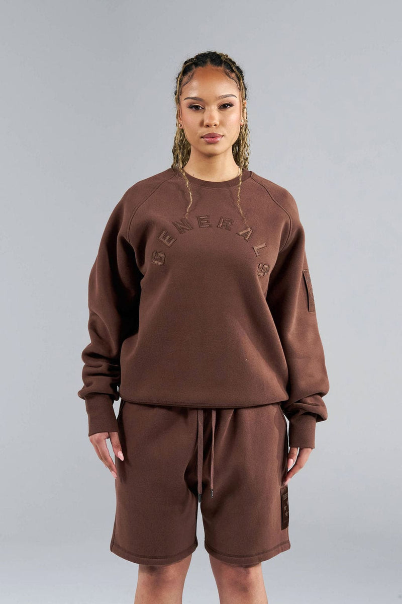 Generals Classic Fit Crewneck Chestnut