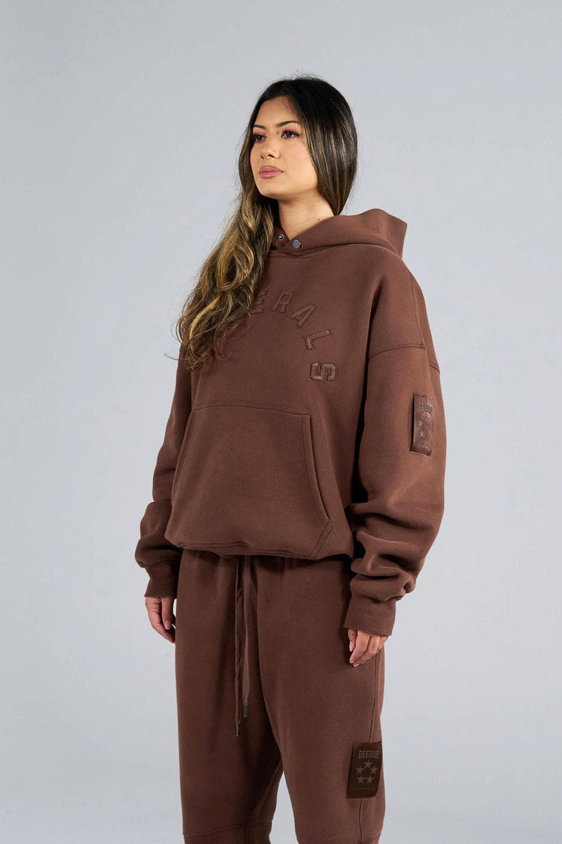 Generals Oversized Hoodie Chestnut