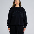 Generals Oversized Crewneck Jet Black5