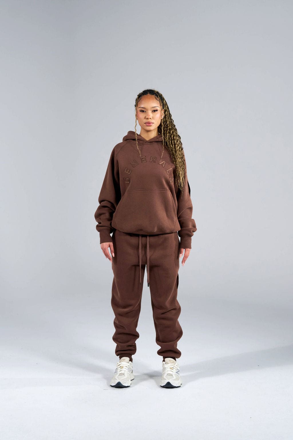 Generals Classic Fit Raglan Hoodie Chestnut
