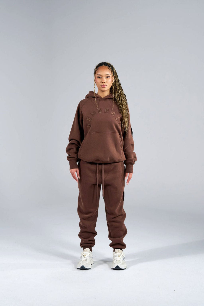 Generals Classic Fit Raglan Hoodie Chestnut