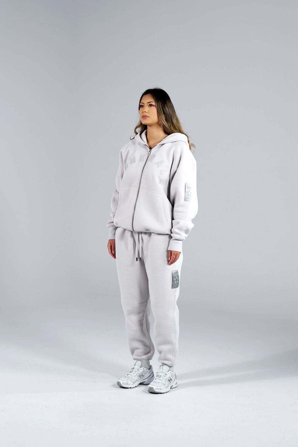 Generals Classic Fit Raglan Zip Hoodie Nimbus Cloud