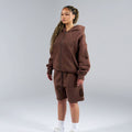 Generals Classic Fit Raglan Zip Hoodie Chestnut7