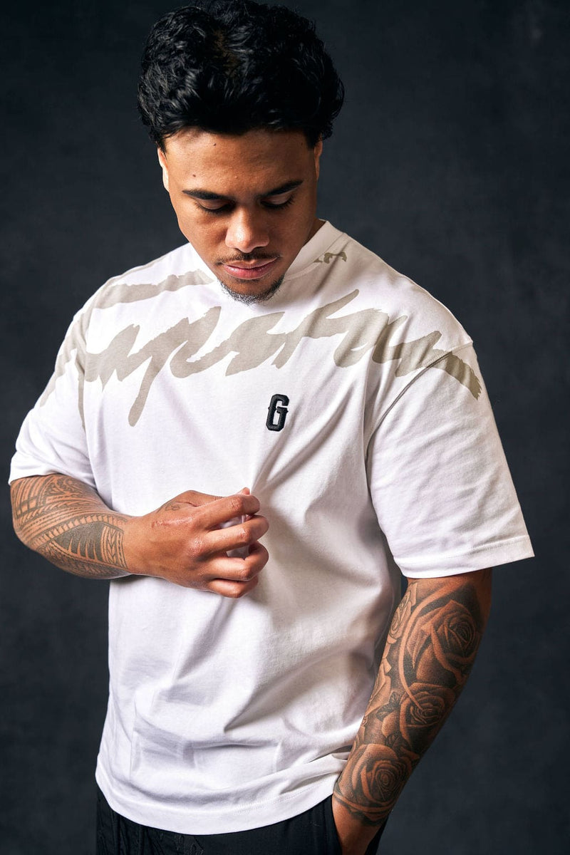 G x Trapstar Signature T-Shirt White