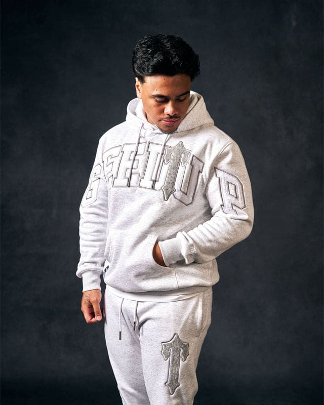 Team Logo x Irongate T Hoodie White Marle/Grey