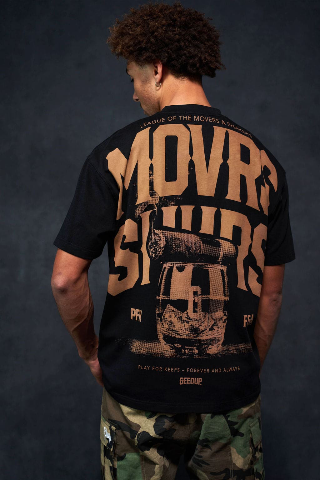 MVRS & SHKRS Cigar T-Shirt Black/Bronze