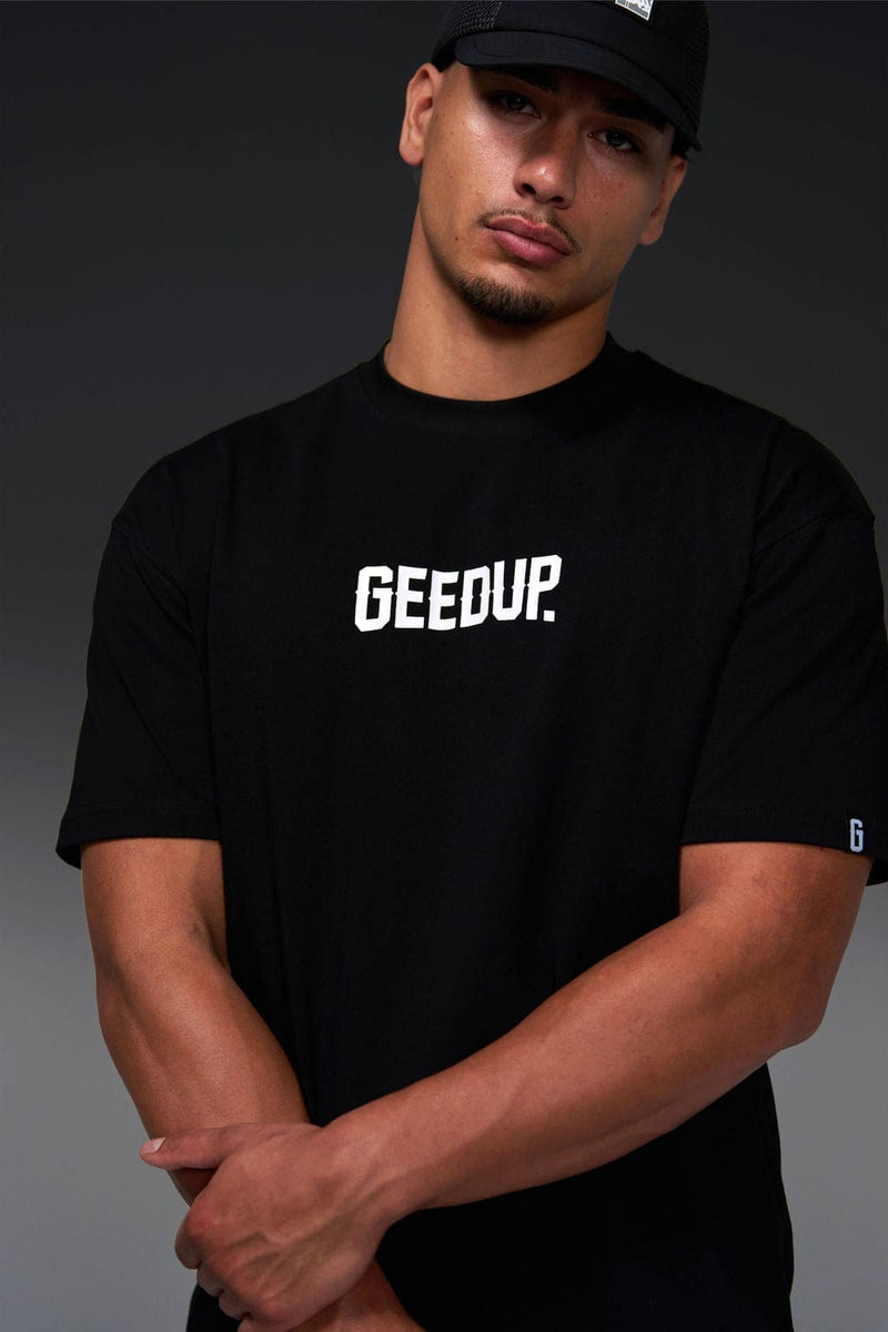 Geedup Stack T-Shirt Black