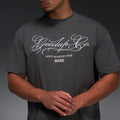 Geedup Co. Cursive T-Shirt Soft Black4