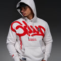 Handstyle G Hoodie Light Grey/Red2