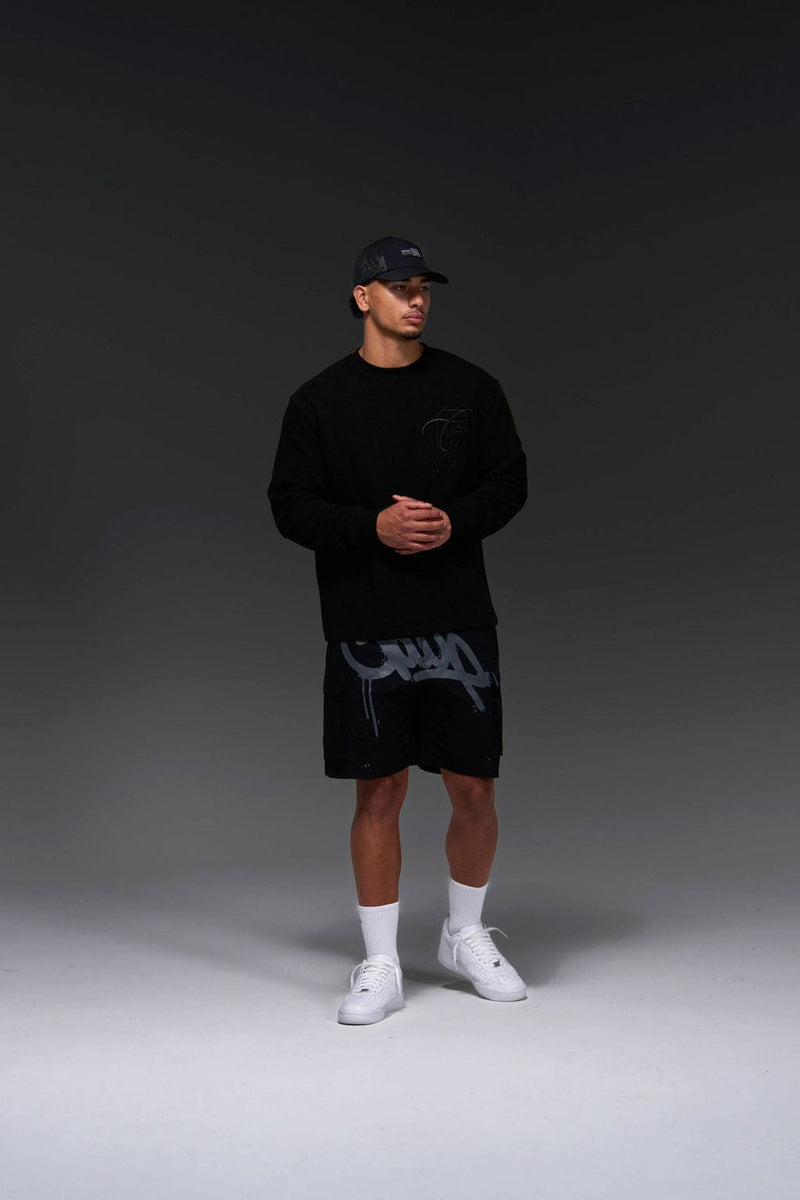 Handstyle Cargo Short Black/Grey