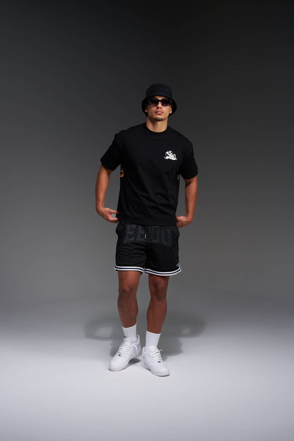 Team Logo B-Ball Short Black